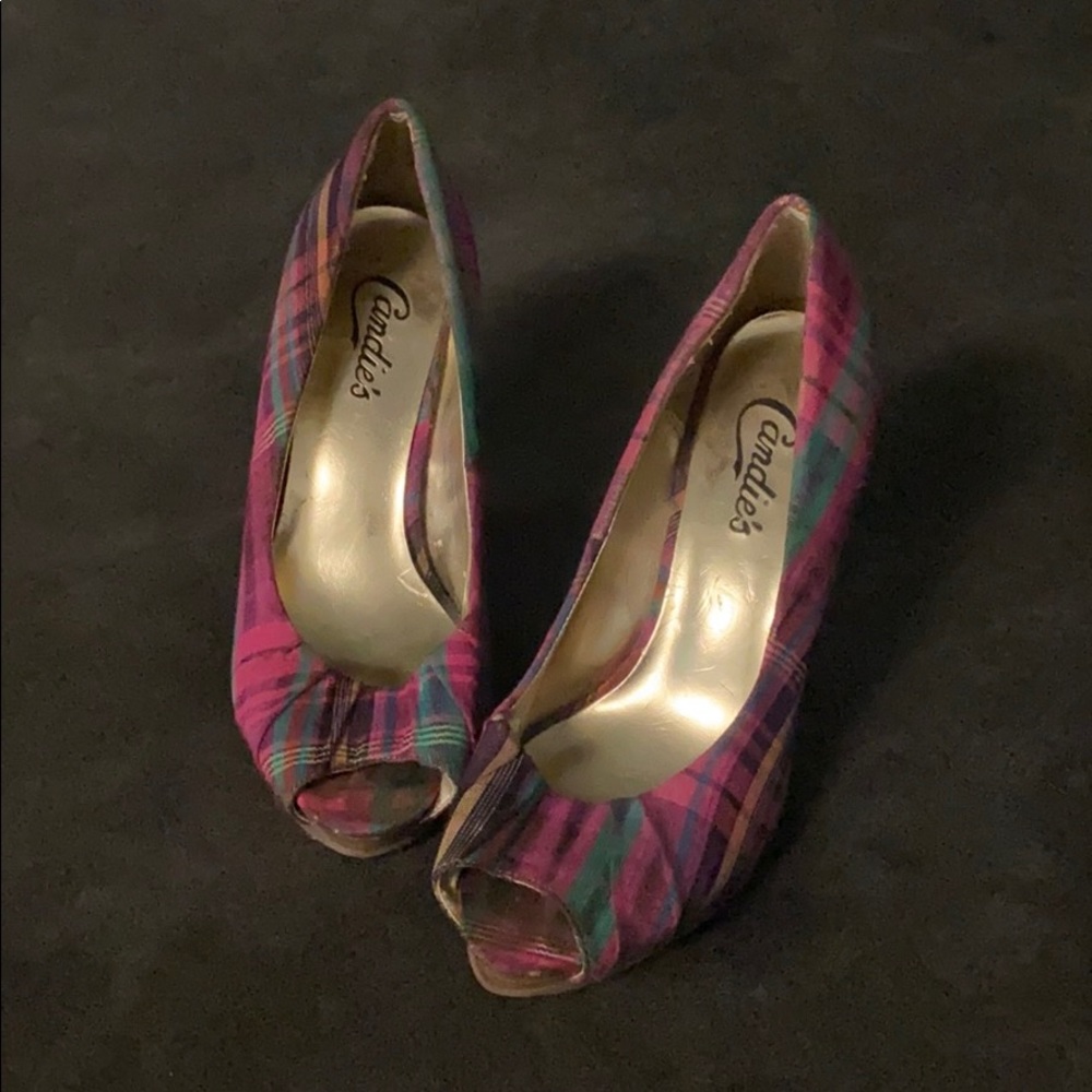 Candies peekaboo heels